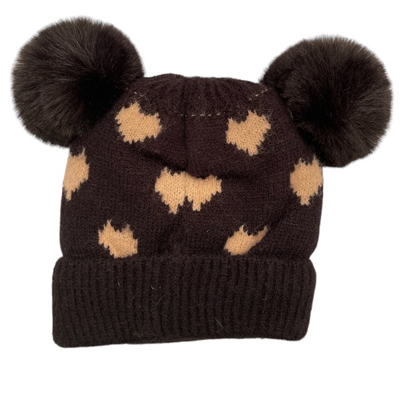 Little baby’s knit hats with inner faux fur( 0-24 months) - Picture 2 of 5